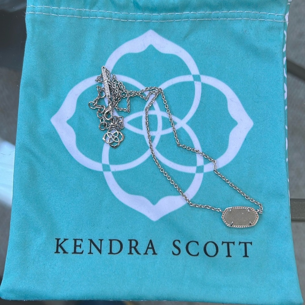 Kendra Scott silver necklace